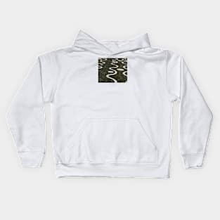 Street mosaic in the Azores Kids Hoodie